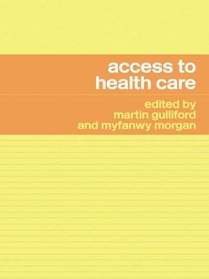 cover image of Access to Health Care